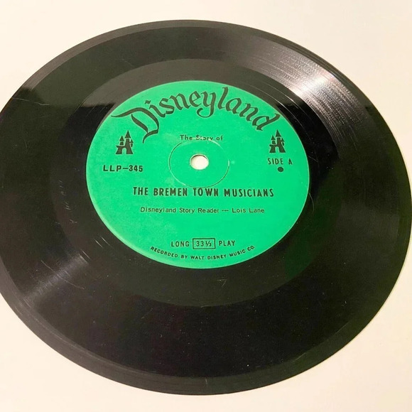 Vintage 1970 Disney Bremen Town Musicians  7 Inch Record and Book - Picture 14 of 15